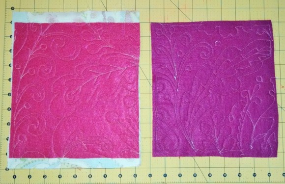Custom Kindle case in swirling floral with minky lining